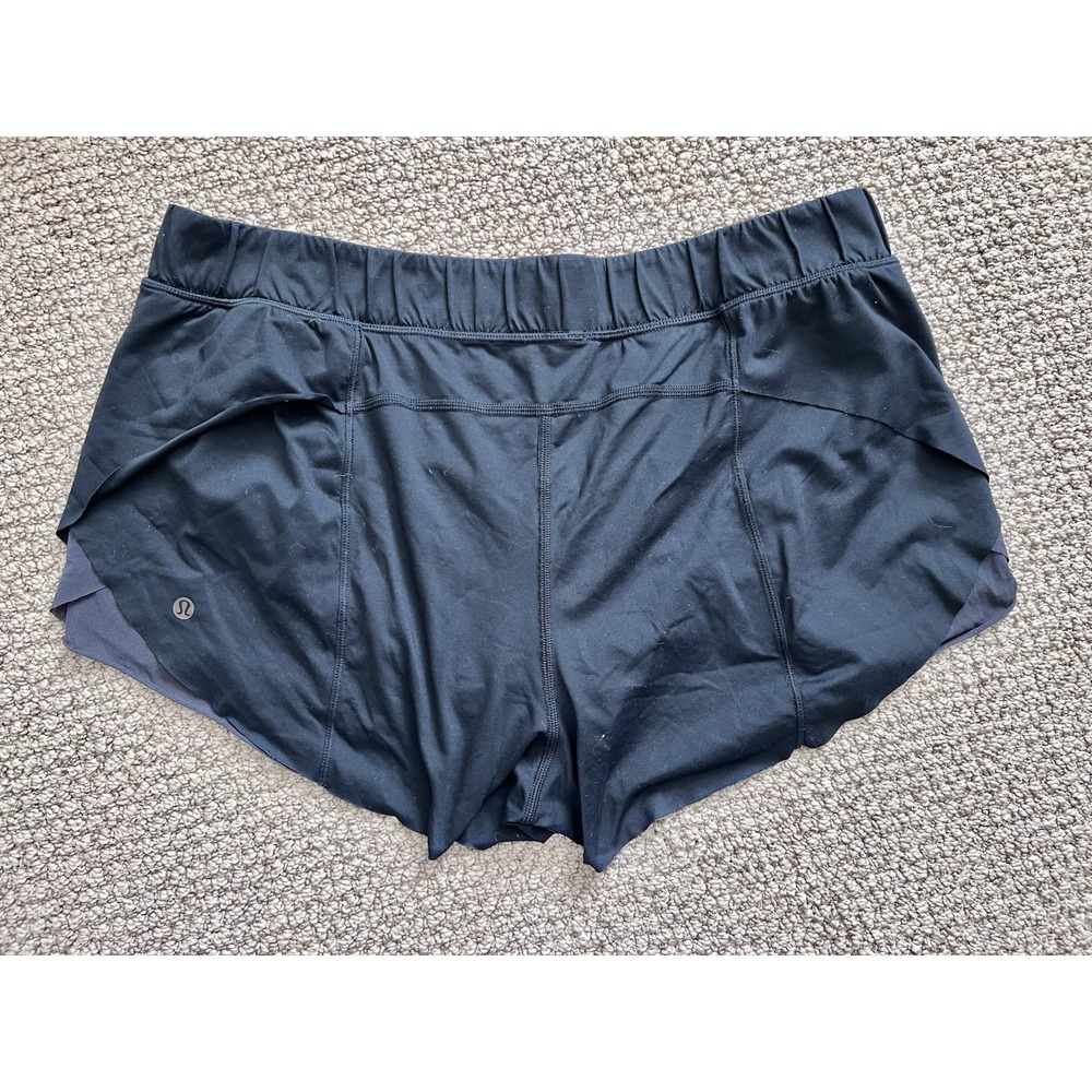 Lululemon Speed Up Women's 2.5" Black Running Shorts - Picture 2 of 9